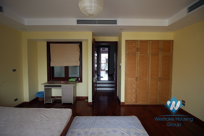 Modern house rental with a pool, nice wooden floor and balcony in Tay Ho
